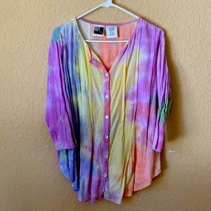 Phool 💯 Cotton Tie Dye Blouse